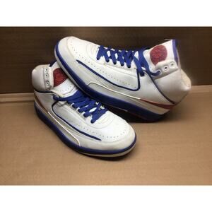 Air Jordan 2 Retro White Varsity Royal Red 2006 Mens Size 9